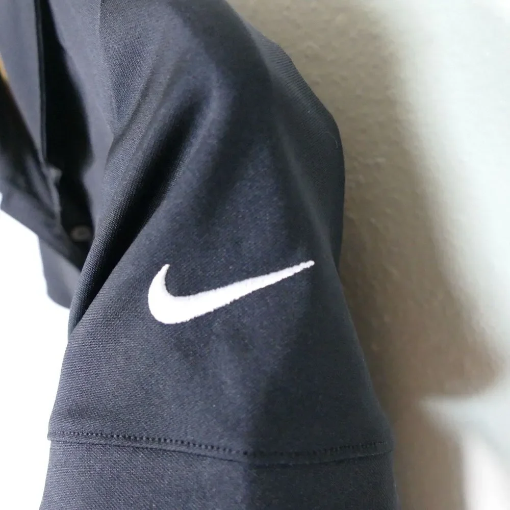 Nike Golf Dri-FIT Women’s Black Polo Shirt Short Sleeve Fitted Size XS